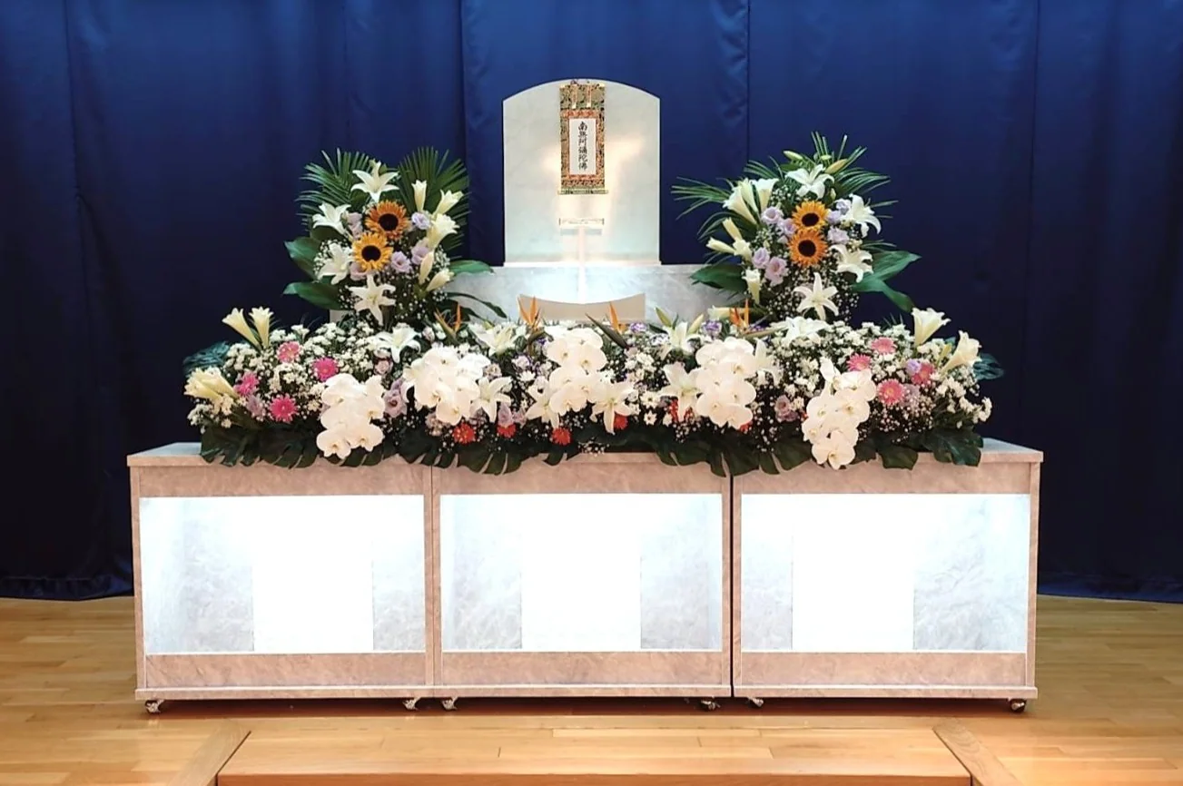 家族葬Bの祭壇例