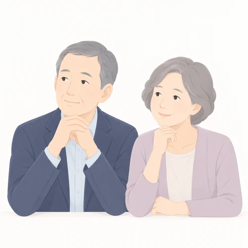 ご家族でのお見送りを考えるご夫婦